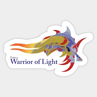 I am a Warrior of Light Sticker